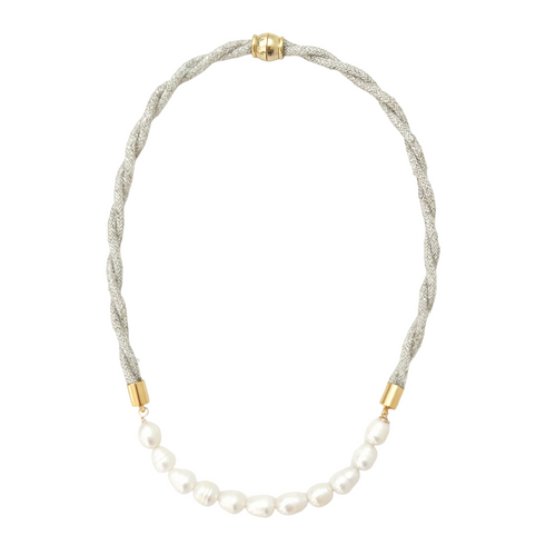 prepster dainty rope necklace- signature linen
