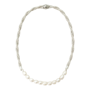 prepster dainty rope necklace- signature linen