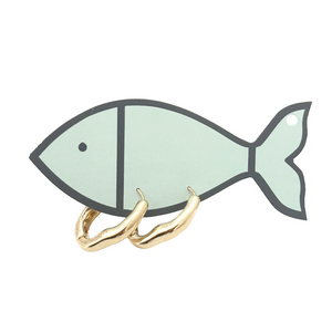 wave hoops gold