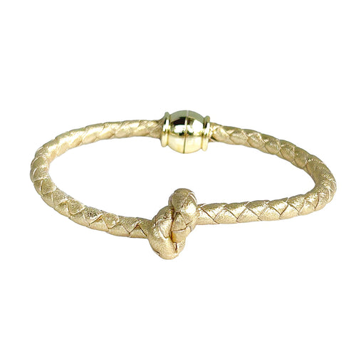 mariners knot bracelet - gold