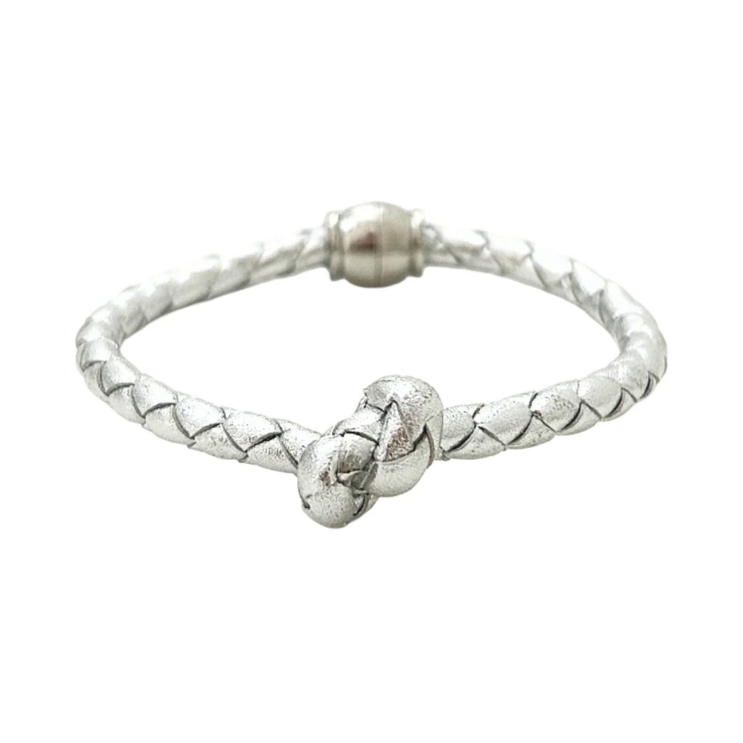 mariners knot bracelet - silver