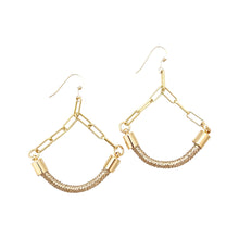 marlin dangles-rose gold