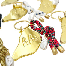 HHI keychain- tournament plaid