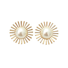 deco sunburst studs