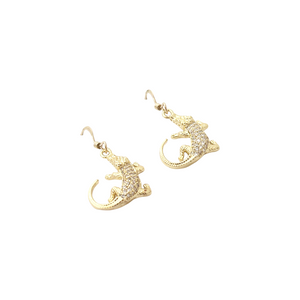 sparkle alligator dangles