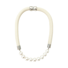 prepster statement rope necklace- signature cream
