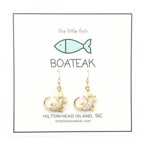 sparkle alligator dangles