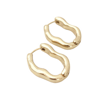 wave hoops gold