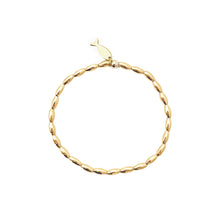 Charleston rice bead bracelet- gold
