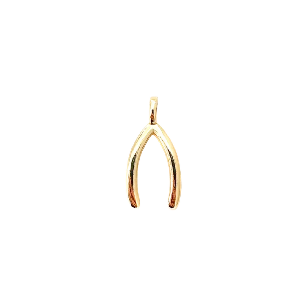 wishbone charm-BRACELET CHARM
