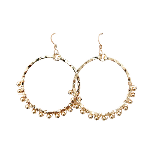 class-sea mainsail small beaded earrings