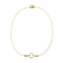 prepster dainty rope necklace- cream charm
