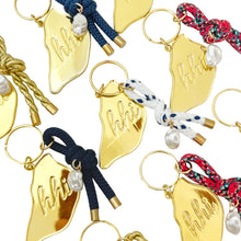HHI keychain- tournament plaid