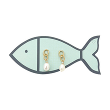 natucial chain pearl dangles