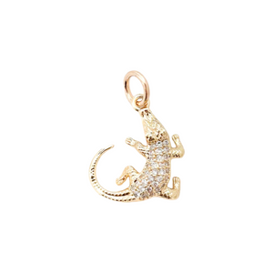 alligator CZ-BRACELET CHARM