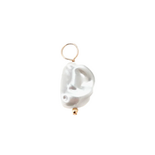organic faux pearl charm- SLIDER