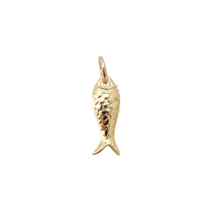 small fish charm- BRACELET CHARM