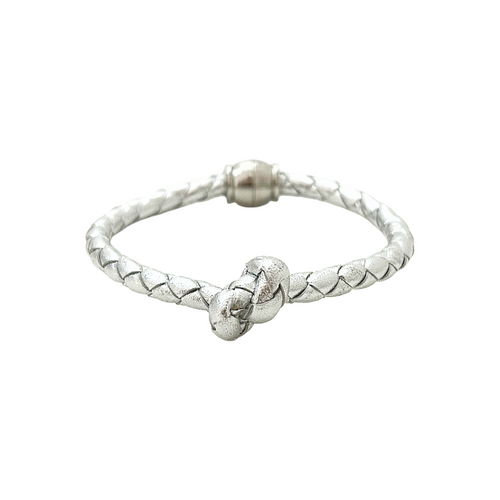 mariners knot bracelet - silver