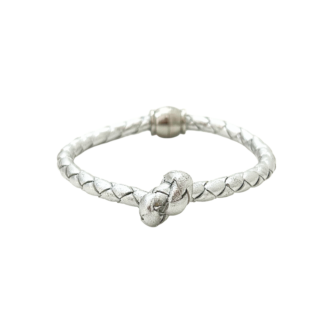 mariners knot bracelet - silver