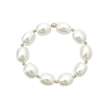 southern statement pearl beaded bracelet