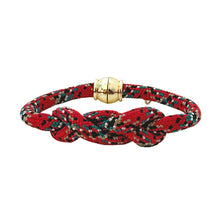 sailor's knot bracelet- tartan