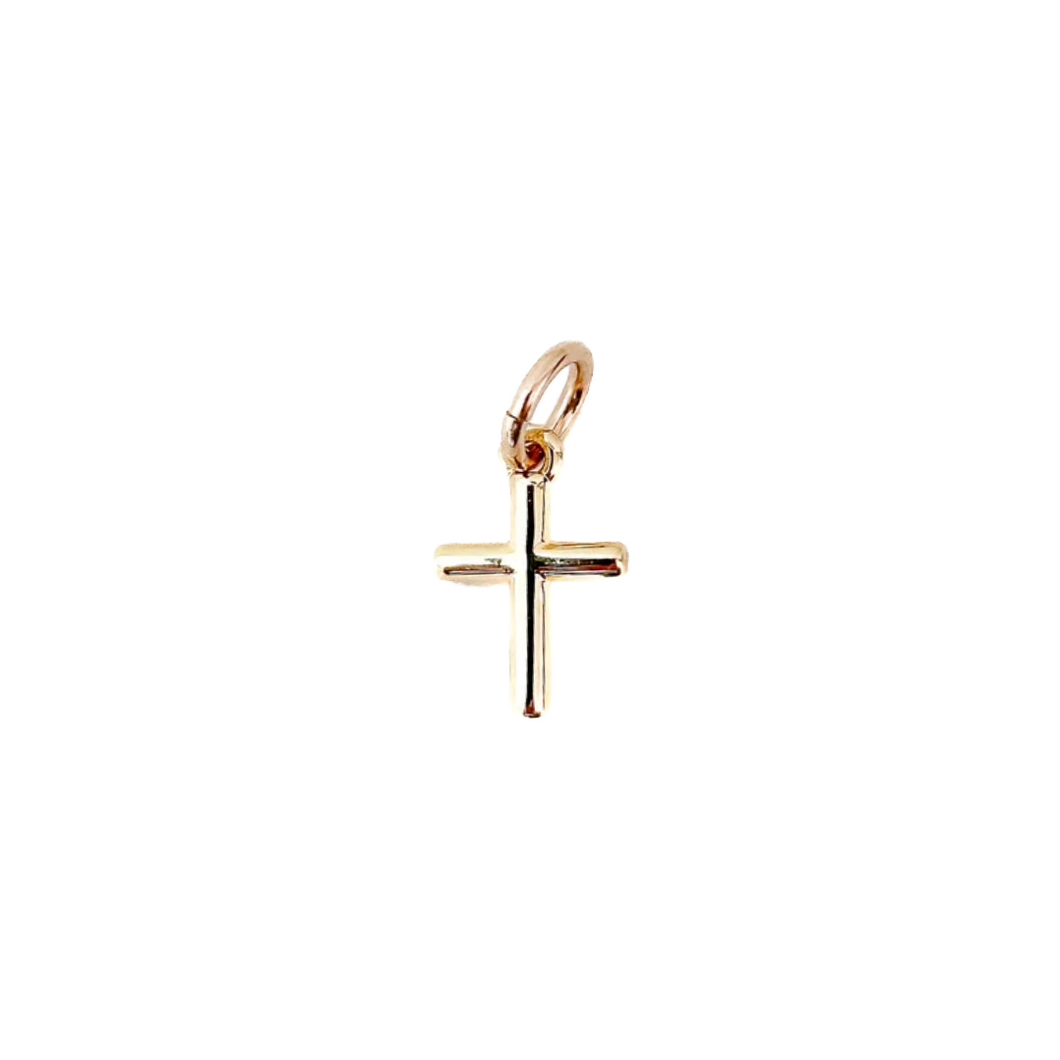 tiny cross charm- BRACELET CHARM