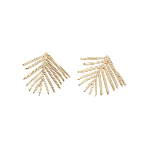palm frond studs