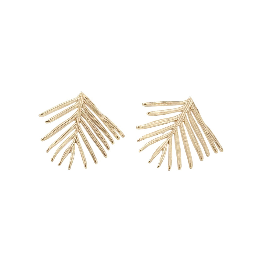 palm frond studs