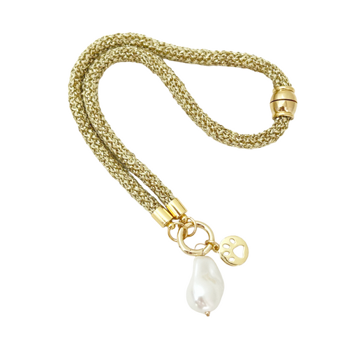 paw charm rope necklace