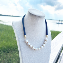 prepster dainty rope necklace- southern navy