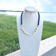 prepster dainty rope necklace- southern navy