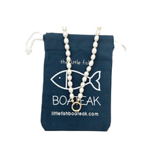 SLIDER STYLE rice pearl heirloom charm necklace