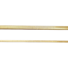 thin herringbone bracelet