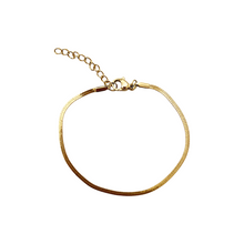 thin herringbone bracelet