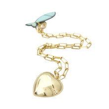 bubble heart pendant-SLIDER