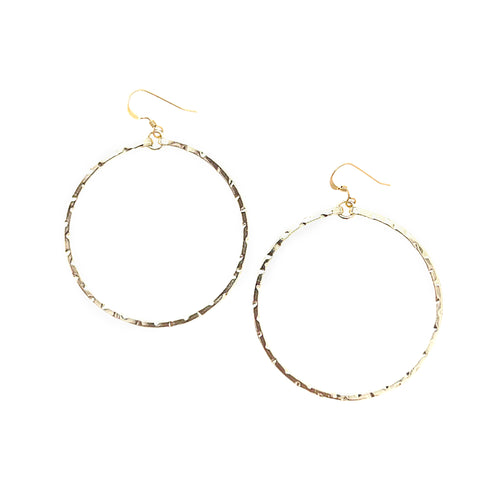 class-sea mainsail large hoop earrings