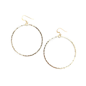 class-sea mainsail large hoop earrings