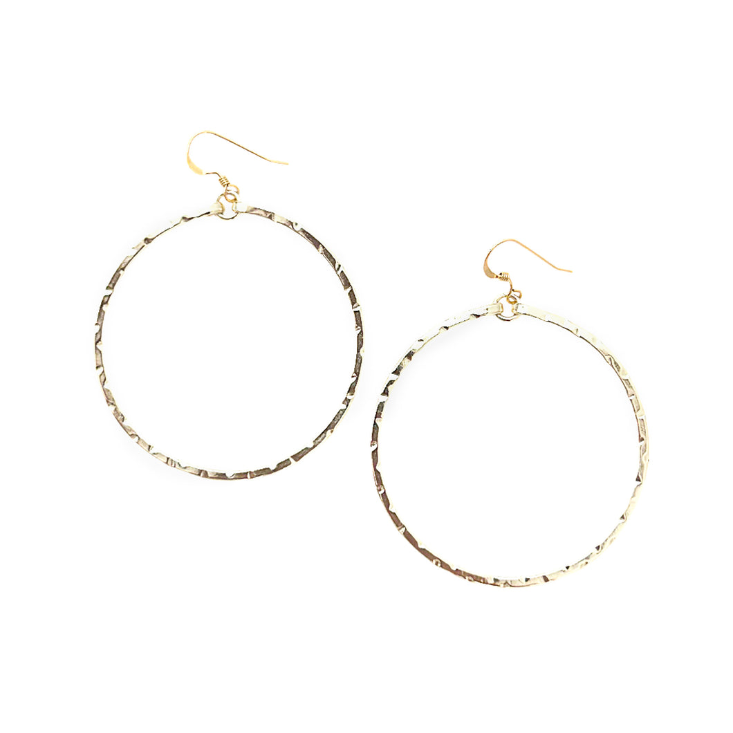 class-sea mainsail large hoop earrings