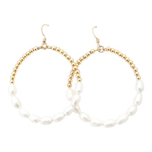 Charleston glam hoops- large gold