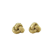knotted studs- gold