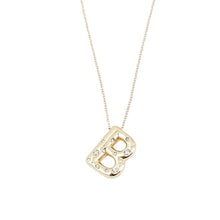 PREORDER- bubble letter necklace