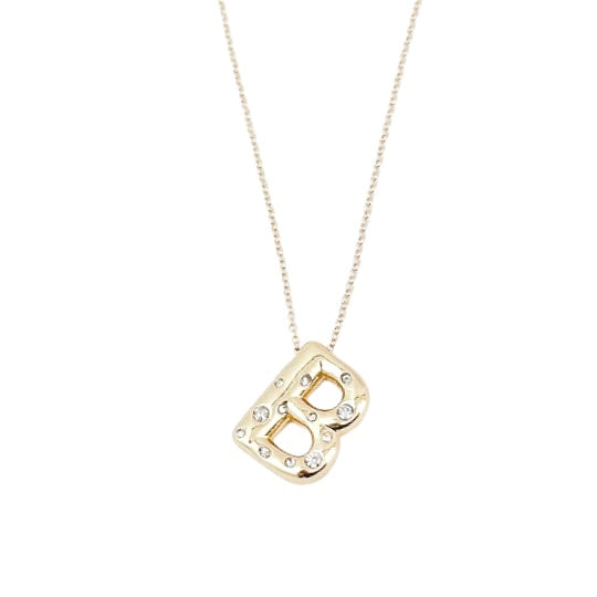 PREORDER- bubble letter necklace