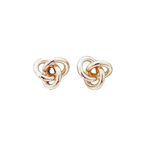 loose knot dainty studs