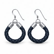 Small Navy Rope Hoops