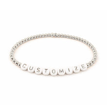 Custom Word Bracelet – Sterling Silver
