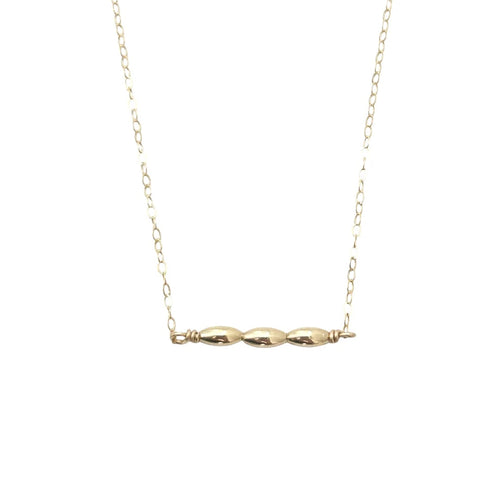 charleston rice bead necklace