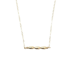 charleston rice bead necklace