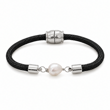 Pearl Girl–black rope