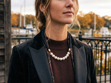 Prepster Statement Rope Necklace- signature black
