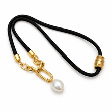 Harbor Rope Necklace- black